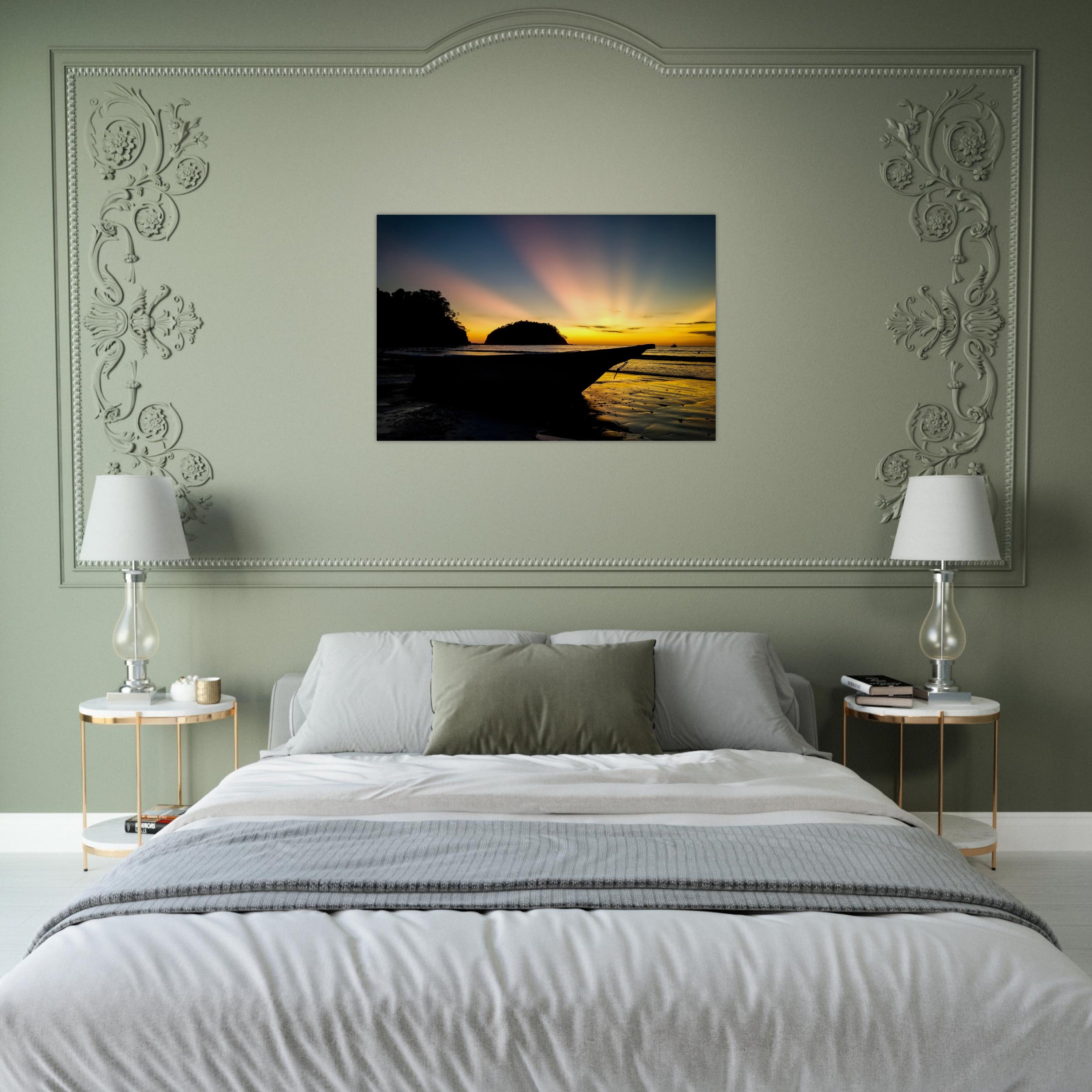 Samara Sunset Metal Print