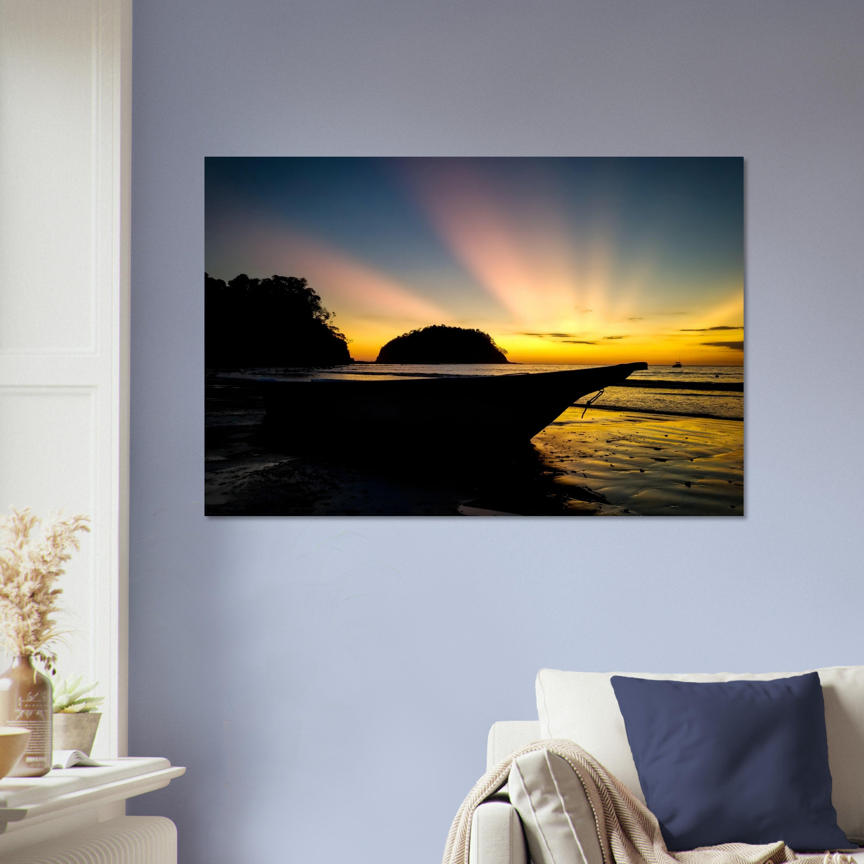 Samara Sunset Metal Print