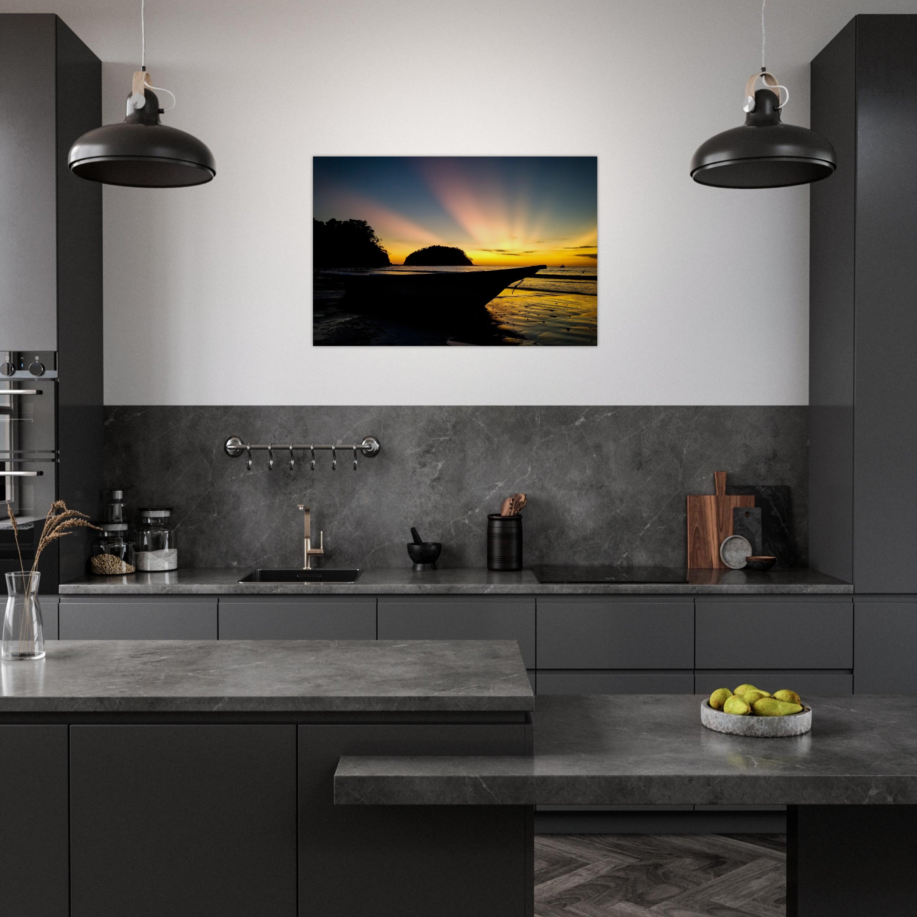 Samara Sunset Metal Print